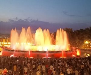 Fuente de Montjuic en Barcelona